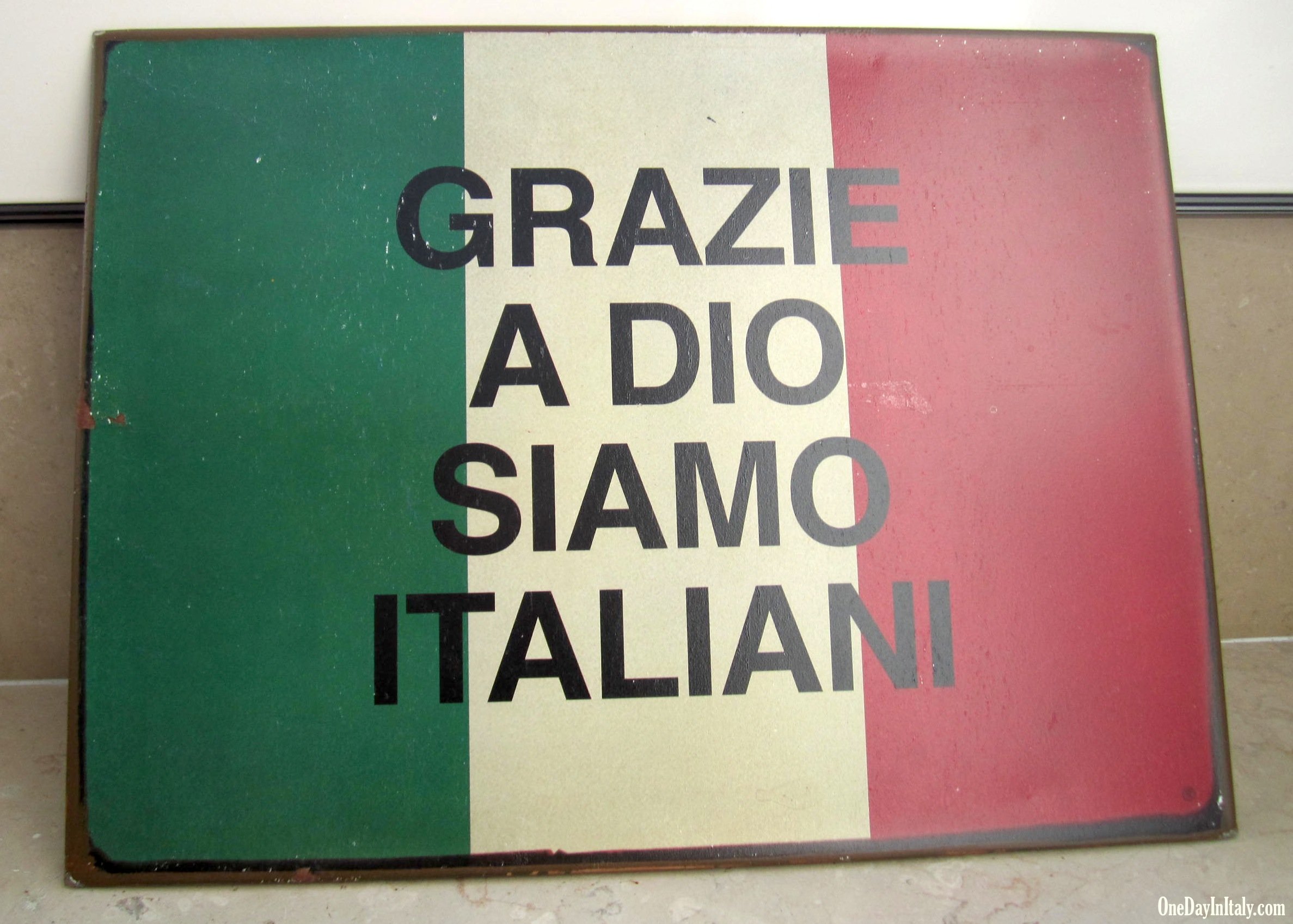 Grazie a Dio, Siamo Italiani