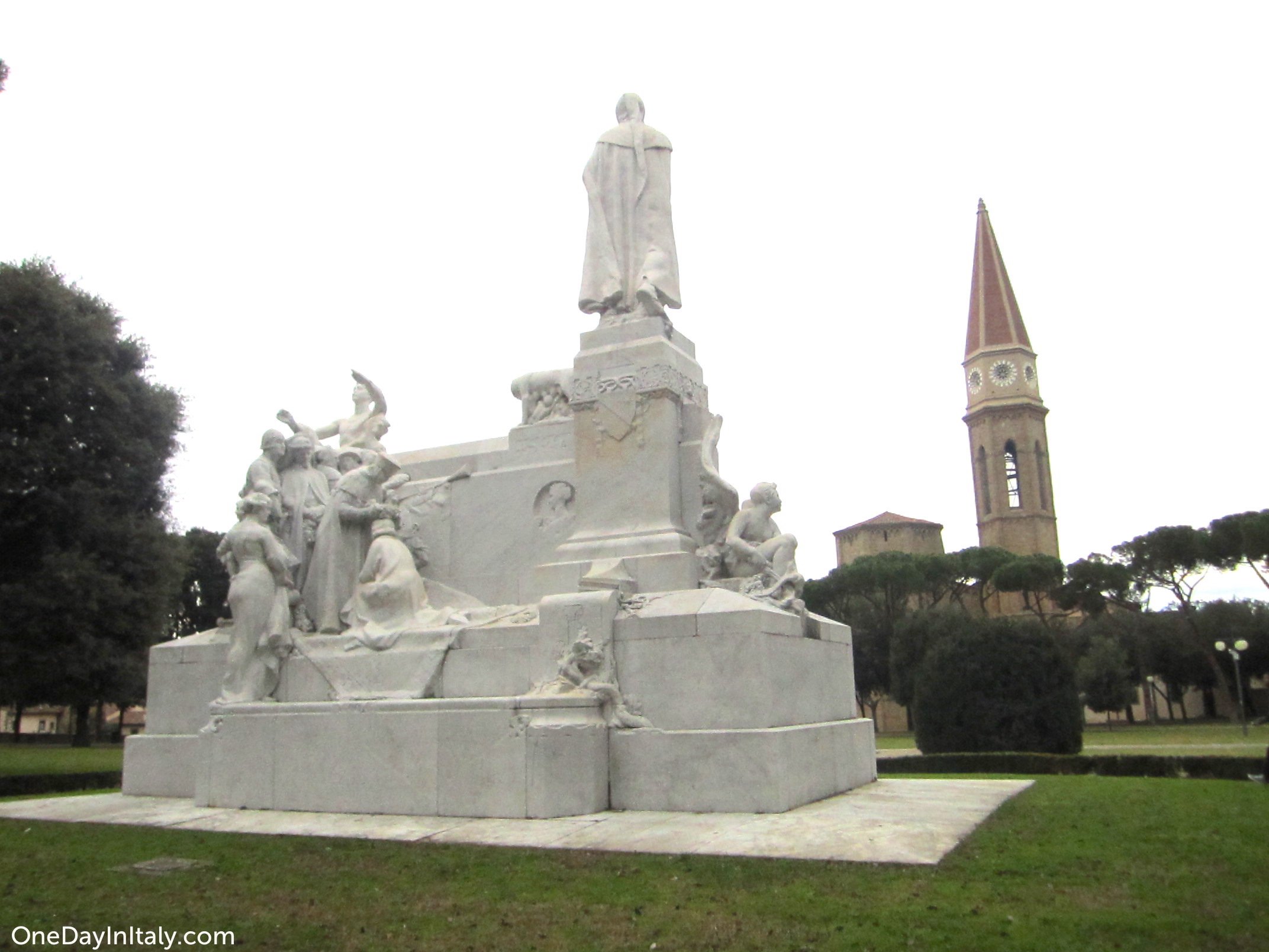Petrarch Monument in Arezzo