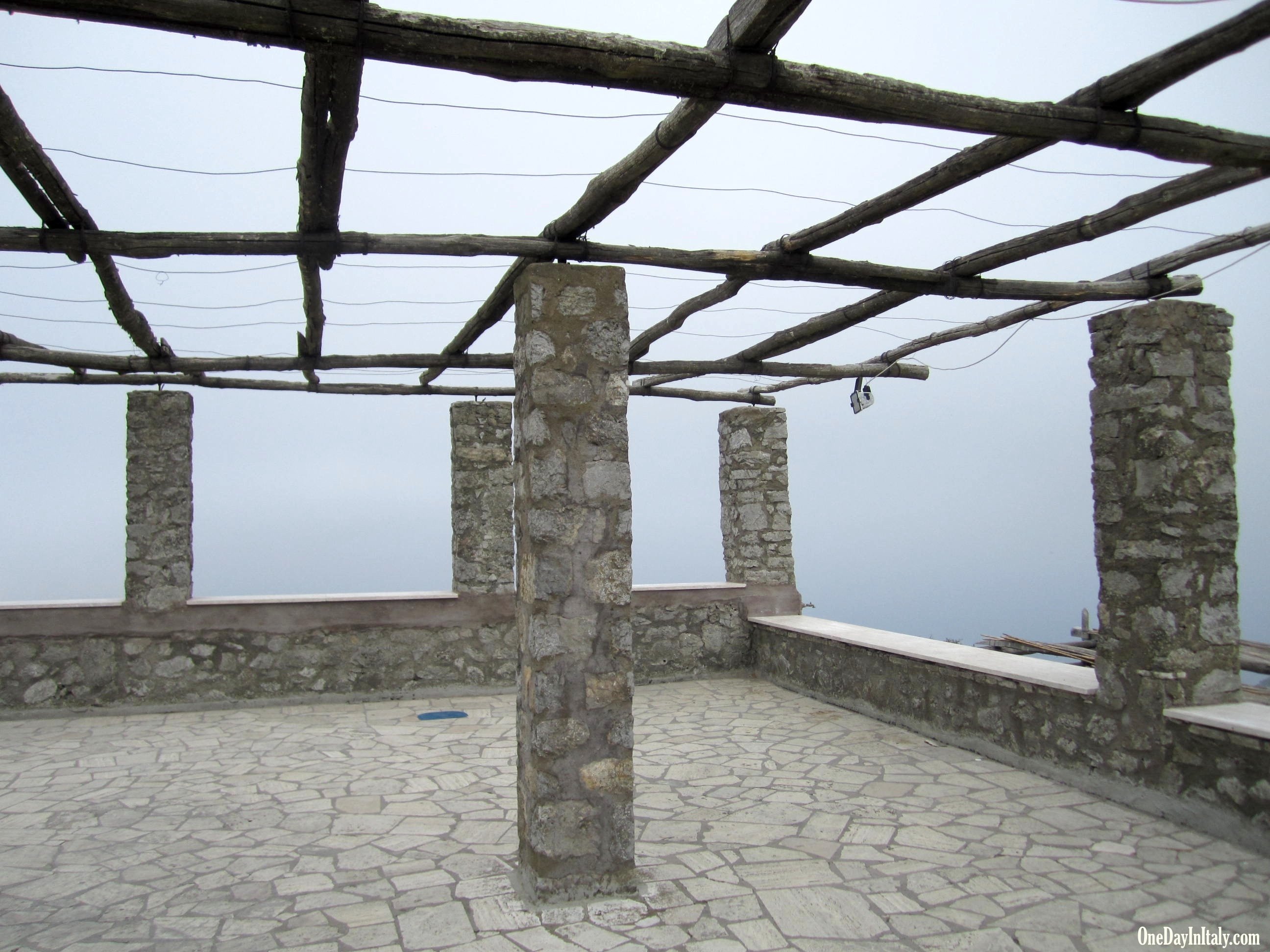 Chairlift station on top of Mt. Solaro, Isle of Capri
