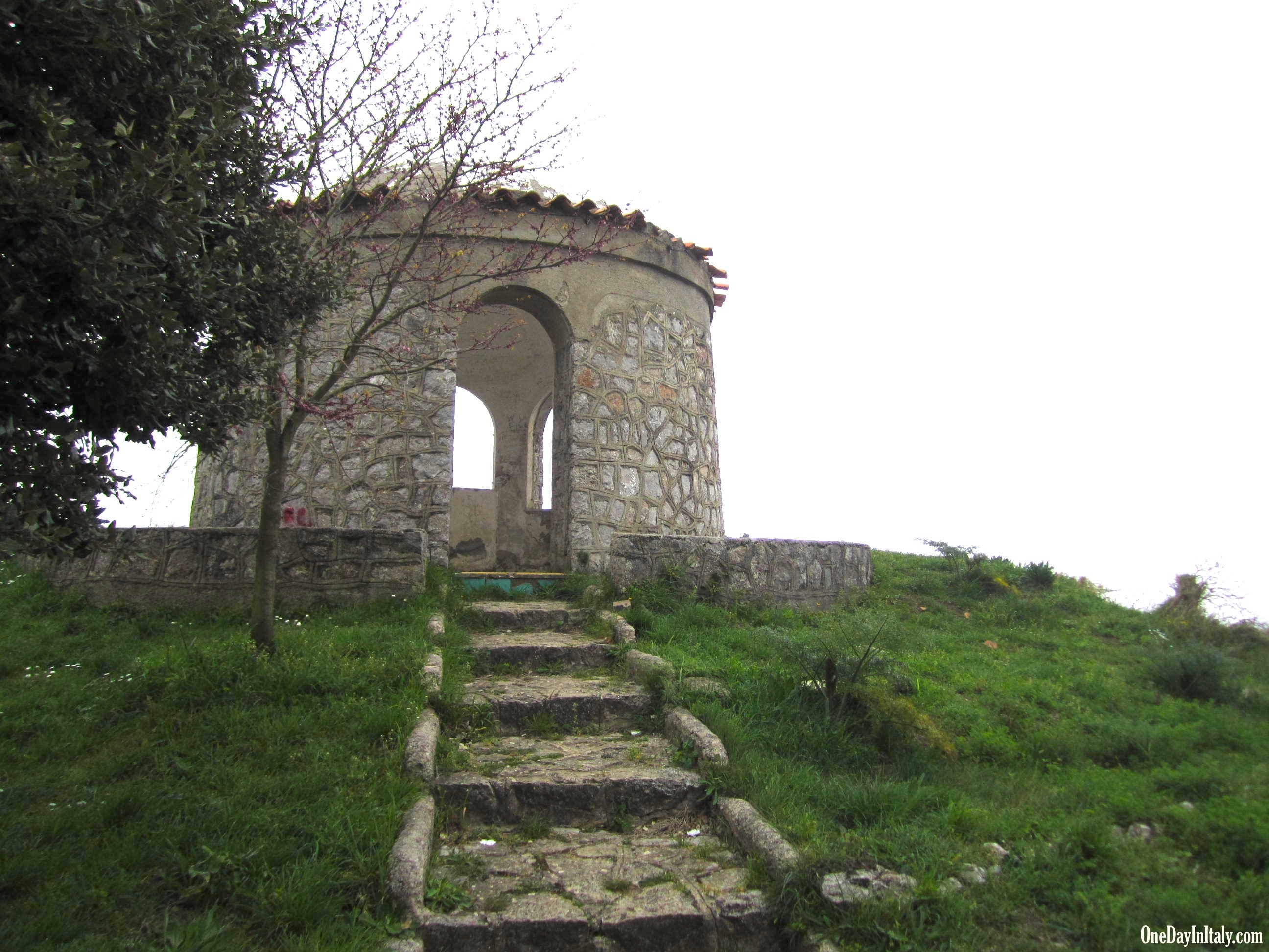 Monastery on the side of Mt. Solaro, Isle of Capri